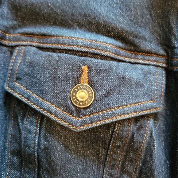 Favorite Daughter The Jane Trench In Pepper Jean Jacket Size XS - Picture 6 of 11